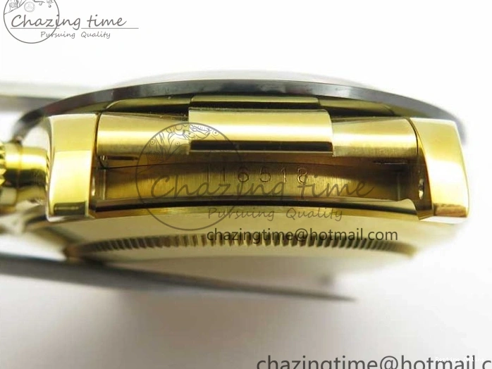 0412 Daytona 116518 Noob 1:1 Best Edition YG Plated 904L SS Case Goid Diamonds Dial on Black Rubber Strap SA4130 V4 (Free Extra Strap) Versatile 2587